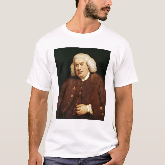 T-shirts Retrato do Dr. Samuel Johnson (Frente)