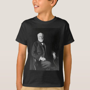 T-shirts Retrato do filantropo Andrew Carnegie