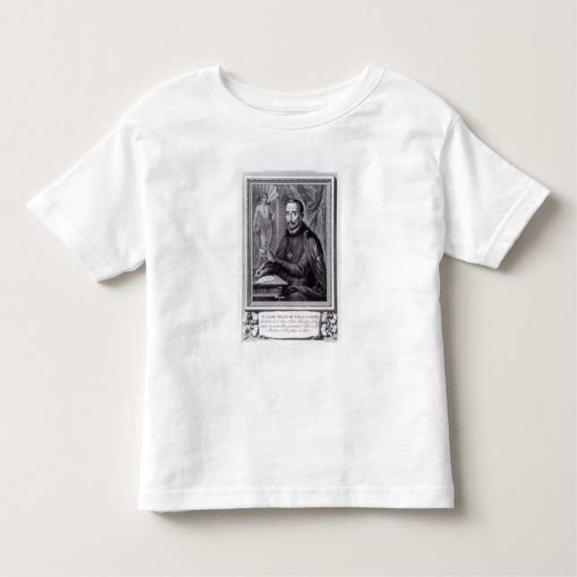 T-shirts Retrato do galope Felix de Vega Carpio (Frente)