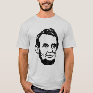T-shirts retrato do gigante de Abraham Lincoln