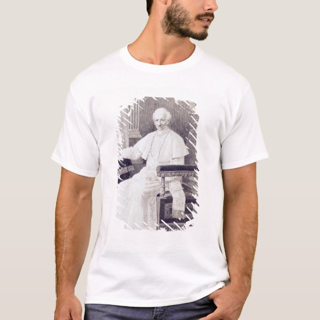 T-shirts Retrato do papa Leo XIII (Frente)