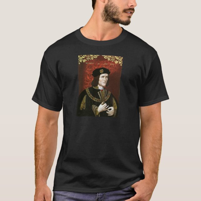 T-shirts Retrato do rei Richard III (Frente)