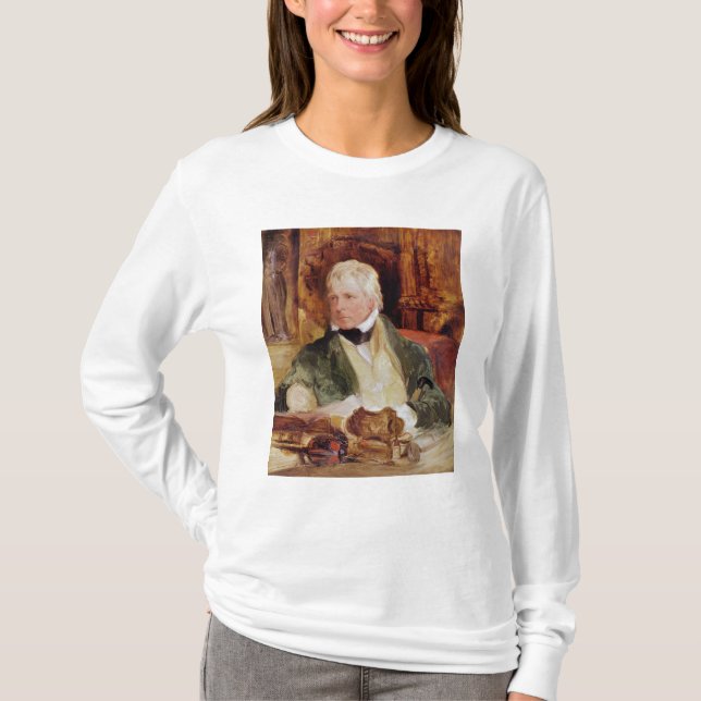 T-shirts Retrato do senhor Walter Scott (Frente)