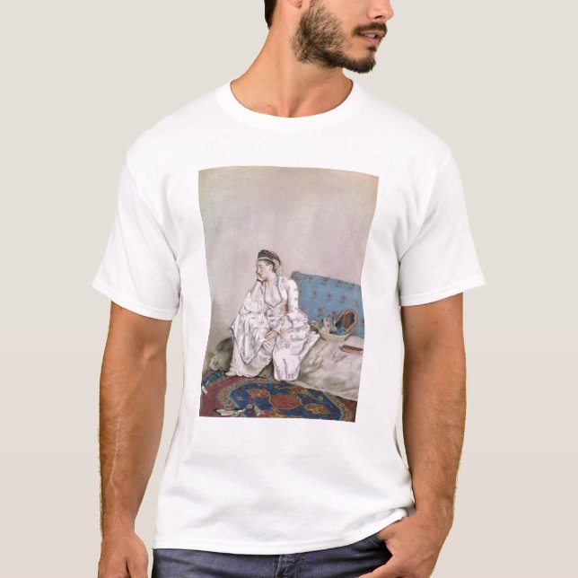T-shirts Retrato do tiro de Mary (Frente)