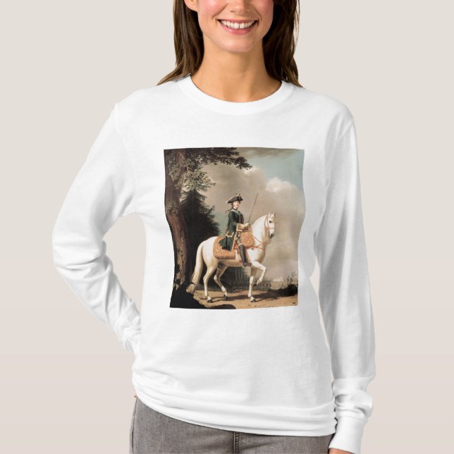 T-shirts Retrato equestre de Catherine II (Frente)