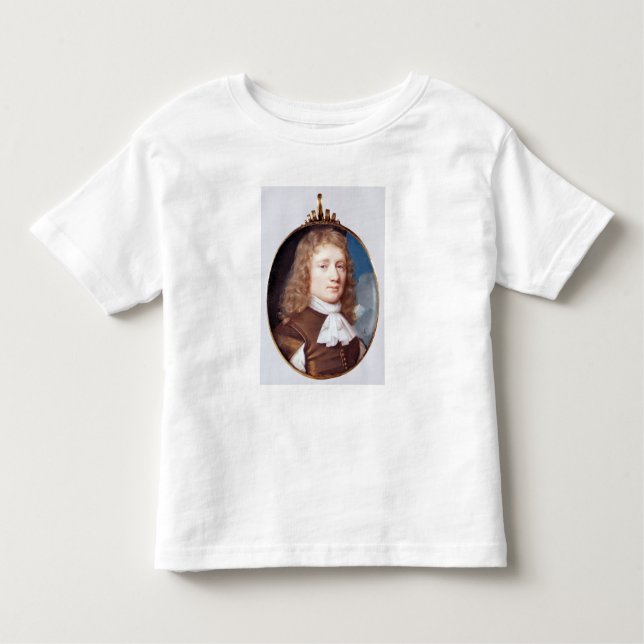 T-shirts Retrato miniatura de um Homem Desconhecido, 1659 (Frente)