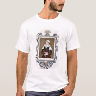 T-shirts Retrato Nove-Dias Qu da senhora Jane de Cinzento