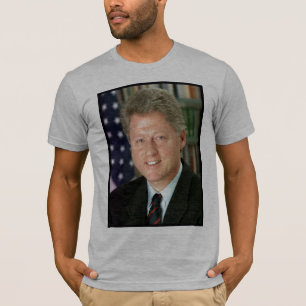 T-shirts Retrato Presidencial de Bill Clinton