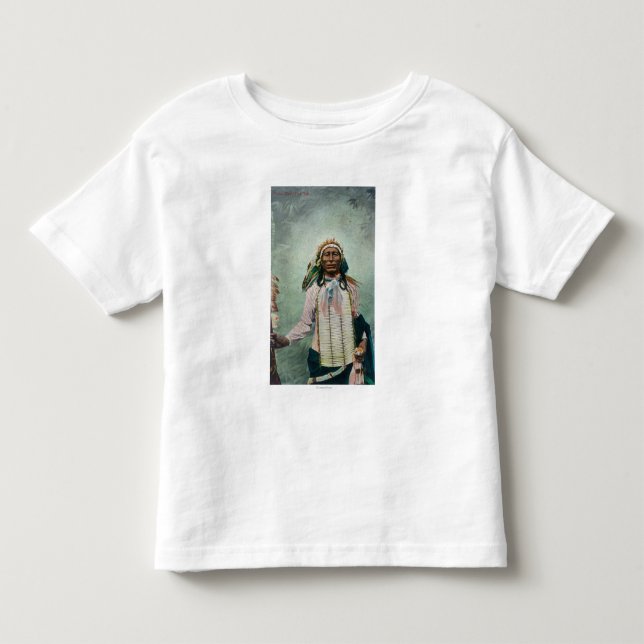 T-shirts Retrato principal da cauda do ferro de Sioux (Frente)