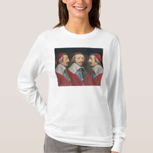 T-shirts Retrato triplo da cabeça de Richelieu, 1642