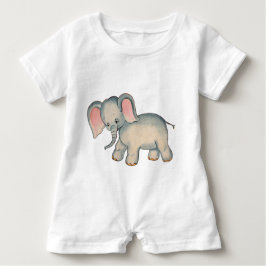T-shirts Retro Baby Elephant Baby Romper