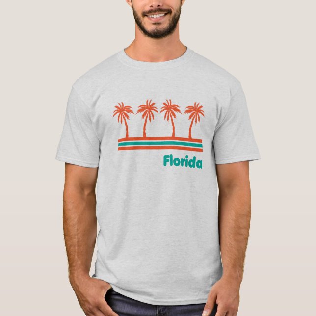 T-shirts Retro da Flórida (Frente)
