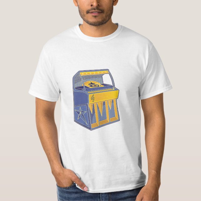 T-shirts Retro Jukebox (Frente)