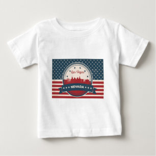 T-shirts Retro Las Vegas Skyline