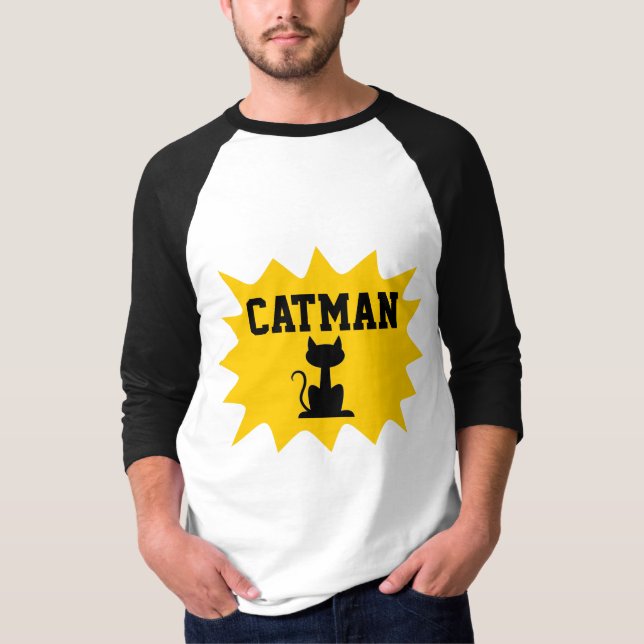 T-Shirts Retro Masculinas De GATMAN (Frente)