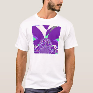 T-shirts Retro púrpura