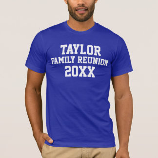 T-shirts Reunião de Família Personalizável