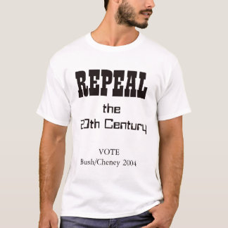 T-shirts Revogue o século XX: Vote Bush/Cheney