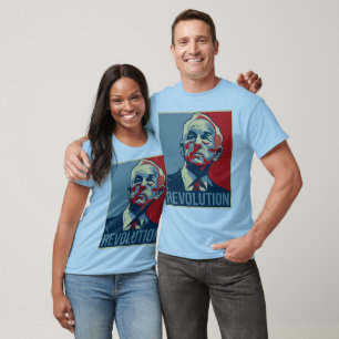 T-shirts Revolução de Ron Paul