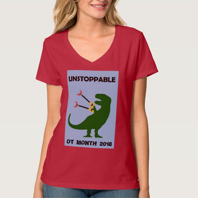 T-SHIRTS REX 2018 DO MÊS OT DA TERAPIA OCUPACIONAL (Frente)