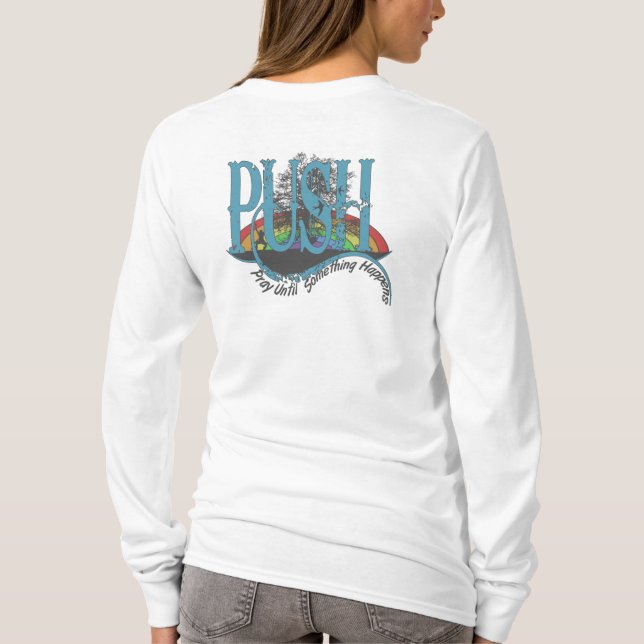 T-shirts Reze Até Que Algo Aconteça (Verso)