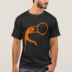 T-shirts Rhythmic Gymnastic Figure - Orange