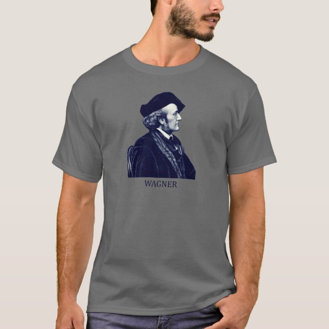T-shirts Richard Wagner, azul (Frente)