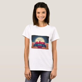 T-shirts Richmond Virginia Retro Skyline