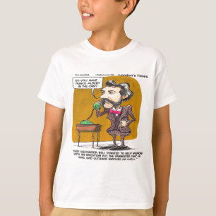 T-shirts Rick London Engraçado Trote do Telefone de Alexand