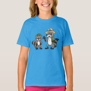 T-shirts Rick & Ricky da guarda florestal do rick da