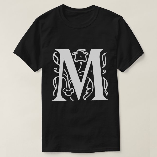 T-shirts Rico - Letra M (Frente do Design)