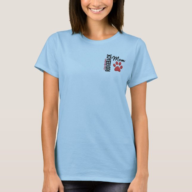 T-shirts Ridgeback, mãe 2 (Frente)