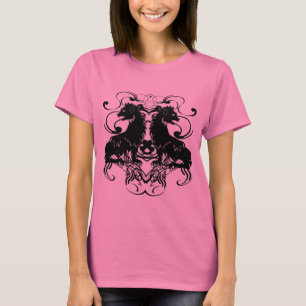 T-shirts Rielaboração de Leões Vintage com Sujeiras