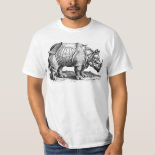 T-shirts Rinoceronte do vintage - o rinoceronte de Dürer