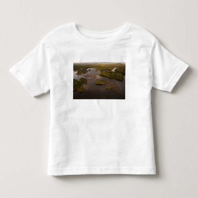 T-shirts Rio Essequibo, o rio mais longo da Guiana, e 4 (Frente)