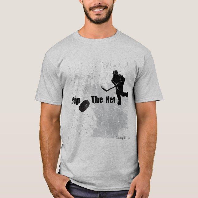 T-shirts Rip o Hockey da Rede (Frente)