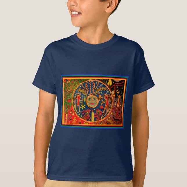 T-shirts Ritual de fertilidade de Huichol (Frente)