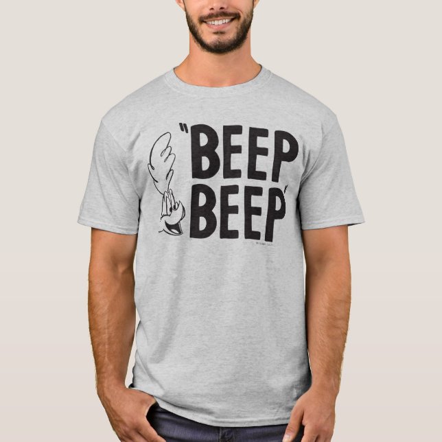 T-shirts ROAD clássico RUNNER™ BEEP BEEP!™ (Frente)
