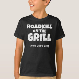 T-shirts Roadkill na grade - partido engraçado do CHURRASC