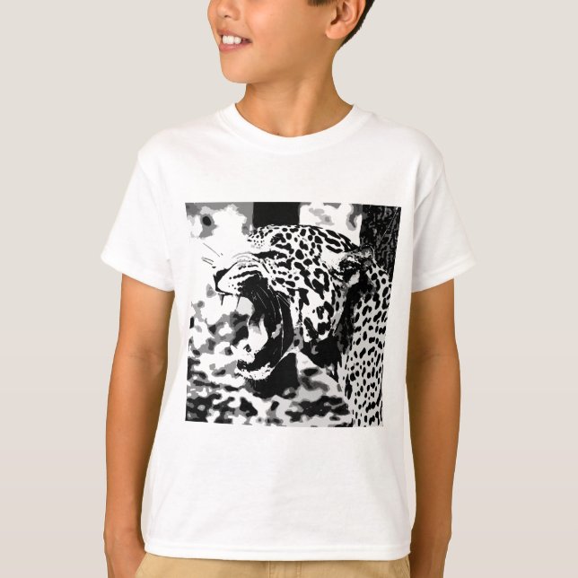 T-shirts Roaring Jaguar (Frente)