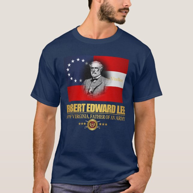 T-shirts Robert E Lee (Patriota do Sul) (Frente)