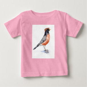 T-shirts Robin Bird em Chapéu