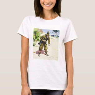 T-shirts Robinson Crusoe, das "espreitadelas no passado",