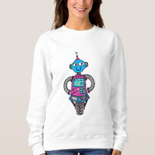 T-shirts Robô de Arnie: Rosa e azul