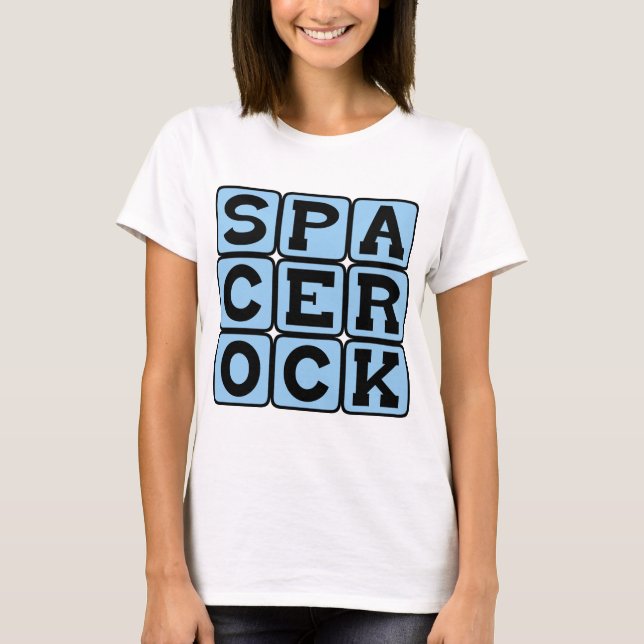 T-shirts Roca Espacial, Gênero Musical (Frente)