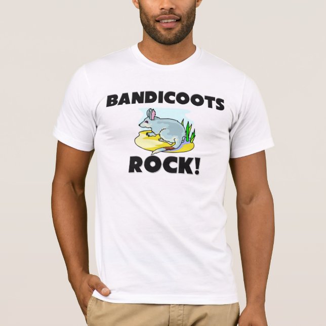 T-shirts Rocha dos Bandicoots (Frente)
