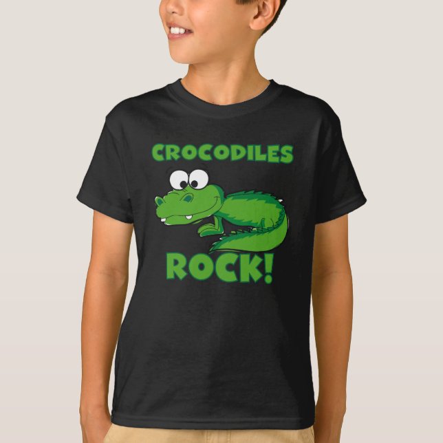 T-shirts Rocha dos crocodilos (Frente)