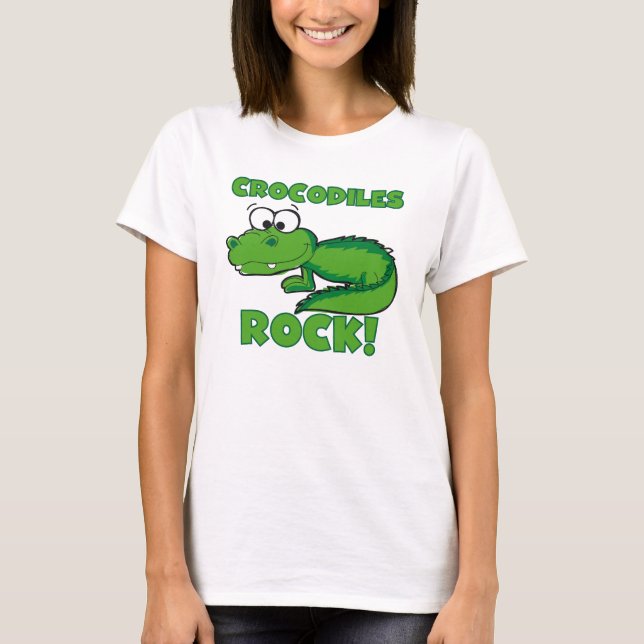 T-shirts Rocha dos crocodilos (Frente)