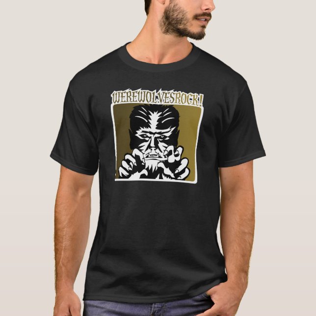 T-shirts Rocha dos homens-lobo! #2 (Frente)