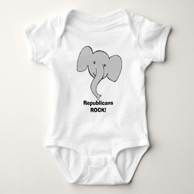 T-shirts ROCHA dos republicanos! (Frente)